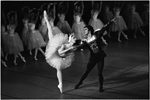 Cynthia Gregory and Ted Kivitt in the American Ballet Theater production of Swan Lake.