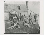 Group of contrabands at Allen's farm house near Williamsburg Road, in the vicinity of Yorkville, Virginia, May 1862