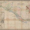 A new map of Central America shewing the different lines of Atlantic and Pacific communication.