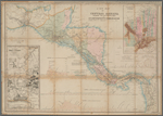 A new map of Central America shewing the different lines of Atlantic and Pacific communication.