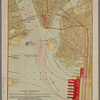 Bush Terminal, map showing business section of Manhattan, the South Brooklyn waterfront, and the New Jersey shore