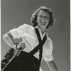 Margaret Sullavan with ski poles