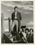 Dirk Bogarde ascends the scaffold in the motion picture A Tale of Two Cities