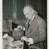 Frederic March in the televised production A Christmas Carol