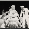 Fran Stevens [center] Ron Husmann and unidentified others in the 1971 Broadway revival of On the Town