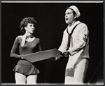 Donna McKechnie and Ron Husmann in the 1971 Broadway revival of On the Town
