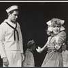 Ron Husmann, Bernadette Peters and unidentified others in the 1971 Broadway revival of On the Town