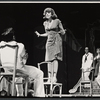 Ron Husmann [back to camera] Phyllis Newman [standing on chair] Remak Ramsay, Bernadette Peters and Jess Richards [background] in the 1971 Broadway revival of On the Town