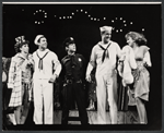 Donna McKechnie, Ron Husmann, Remak Ramsay, Phyllis Newman and unidentified [center] in the 1971 Broadway revival of On the Town