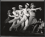 Bernadette Peters, Jess Richards, Kurt Anderson, Phyllis Newman, and unidentified [second from right] in the 1971 Broadway revival of On the Town