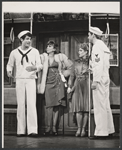 Phyllis Newman, Bernadette Peters, Jess Richards and unidentified [furthest left] in the 1971 Broadway revival of On the Town