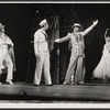 Kurt Anderson [second from left], Donna McKechnie [far right] and unidentified others in the 1971 Broadway revival of On the Town