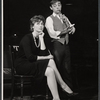 Richard Poston and unidentified in rehearsal for the stage production Once for the Asking