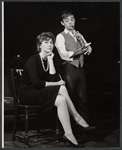 Richard Poston and unidentified in rehearsal for the stage production Once for the Asking