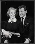 Jan Sterling and Scott McKay in rehearsal for the stage production Once for the Asking