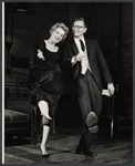 Russell Nype [right] and unidentified in rehearsal for the stage production Once for the Asking