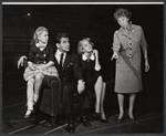 Jeanne Tanzy, Scott McKay, Jan Sterling and Janet Fox in rehearsal for the stage productionce for the Asking