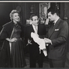 Arlene Francis, Joseph Buloff and Rex Williams in the stage production Once More with Feeling