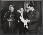 Arlene Francis, Joseph Buloff and Rex Williams in the stage production Once More with Feeling