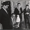 Walter Matthau, Leon Belasco [seated], Joseph Cotten and Paul E. Richards in the stage production Once More with Feeling