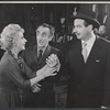 Arlene Francis, Leon Belasco and Walter Matthau in the stage production Once More with Feeling