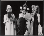 Carol Burnett, Jane White and unidentified in the stage production Once Upon a Mattress