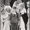 Ann B. Davis [center] and ensemble in the stage production Once Upon a Mattress