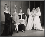 Jane White, Joe Bova, Ann B. Davis and unidentified others in the stage production Once Upon a Mattress