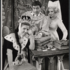 Ann B. Davis, Joe Bova and unidentified in the stage production Once Upon a Mattress