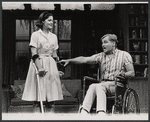 Sharon Laughlin and Donald Madden in the stage production One by One
