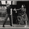 Donald Madden and Sharon Laughlin in the stage production One by One