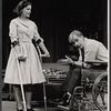 Sharon Laughlin and Donald Madden in the stage production One by One