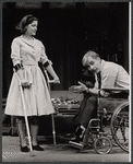 Sharon Laughlin and Donald Madden in the stage production One by One