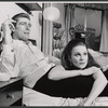 Richard Mulligan and unidentified in the stage production The Only Game in Town