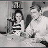 Richard Mulligan [right] and unidentified in the stage production The Only Game in Town