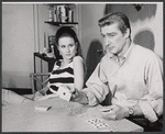 Richard Mulligan [right] and unidentified in the stage production The Only Game in Town
