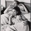 Richard Mulligan and unidentified in the stage production The Only Game in Town