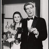 Richard Mulligan [right] and unidentified in the stage production The Only Game in Town