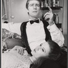 Richard Mulligan and unidentified in the stage production The Only Game in Town