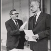 Nehemiah Persoff and Shepperd Strudwick in the stage production Only in America