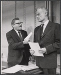 Nehemiah Persoff and Shepperd Strudwick in the stage production Only in America