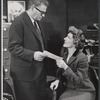 Nehemiah Persoff and Shannon Bolin in the stage production Only in America