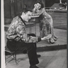 Robert Loggia with Maureen Stapleton in the stage production of Orpheus Descending