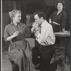 Robert Loggia [center], Maureen Stapleton [right] and unidentified in the stage production Orpheus Descending