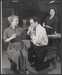 Robert Loggia [center], Maureen Stapleton [right] and unidentified actress in the stage production of Orpheus Descending