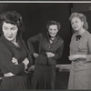 Maureen Stapleton, Jane Rose and Elizabeth Eustis in the stage production Orpheus Descending