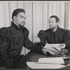 Earle Hyman and Alfred Drake in the 1957 American Shakespeare production of Othello