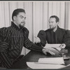 Earle Hyman and Alfred Drake in the 1957 American Shakespeare production of Othello