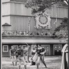 Scene from rehearsal for the 1957 American Shakespeare production of Othello