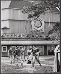 Scene from rehearsal for the 1957 American Shakespeare production of Othello